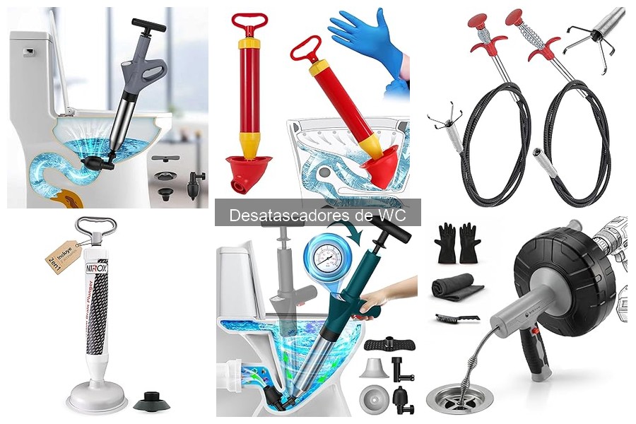 Tipos de desatascadores de WC: Manuales, Eléctricos y Más
