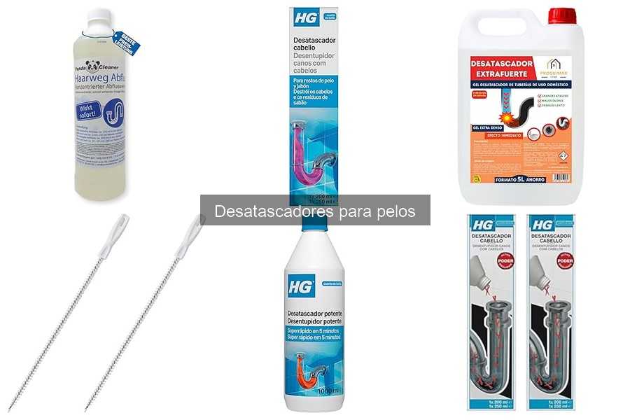 Tipos de desatascadores para pelos: Guía completa