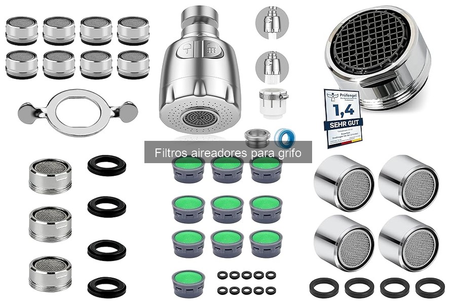Tipos de filtros aireadores para grifo: Características y Usos