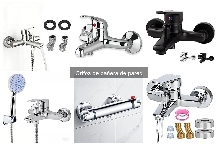 Tipos de grifos de bañera de pared: Guía completa