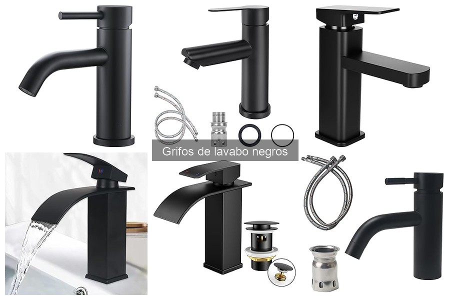 Tipos de Grifos de Lavabo Negros: Monomando y Bimando