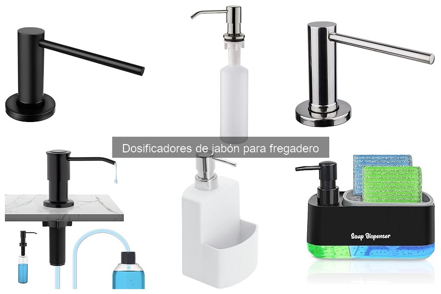 Tipos de jabón para dosificadores de fregadero: ¡elige el mejor!