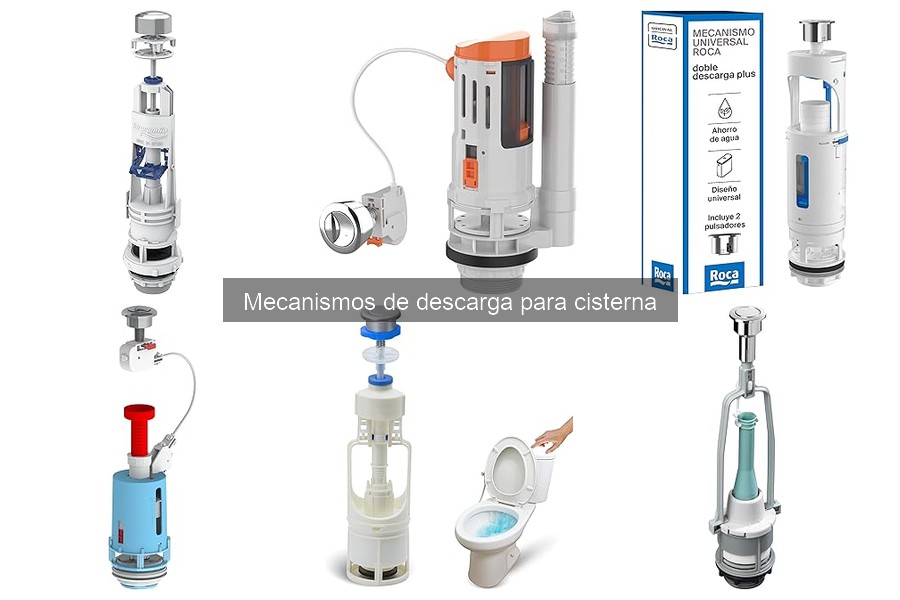Tipos de mecanismos de descarga para cisterna: características y usos