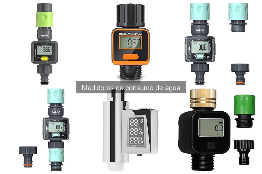 Tipos de medidores de consumo de agua: mecánicos y digitales