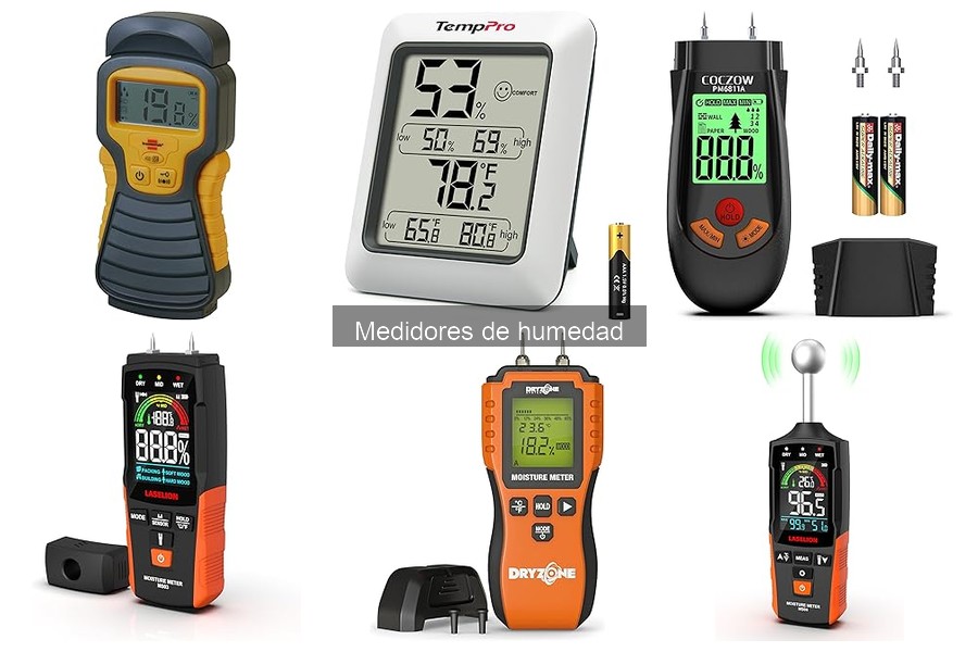 Tipos de medidores de humedad: guía y características