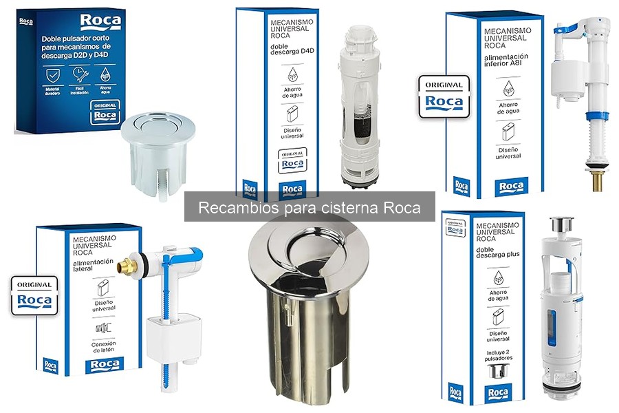 Tipos de recambios para cisternas Roca: ¿Cuál elegir?