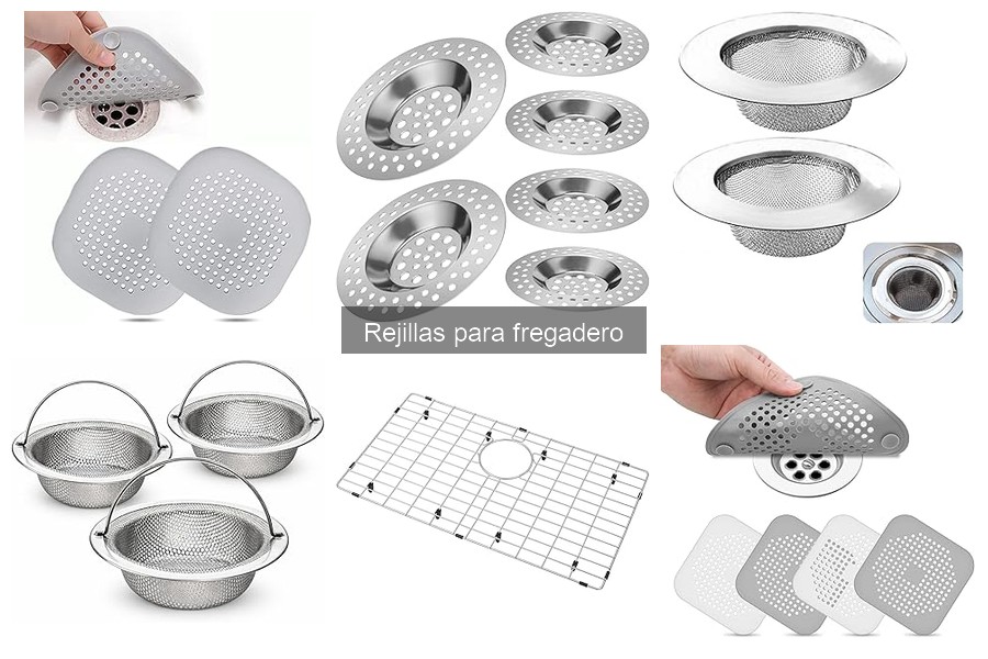 Tipos de rejillas para fregadero: fijas, extraíbles y más