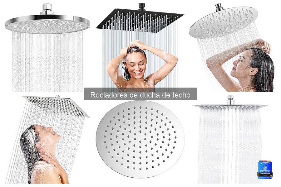 Tipos de Rociadores de Ducha de Techo: Guía Completa