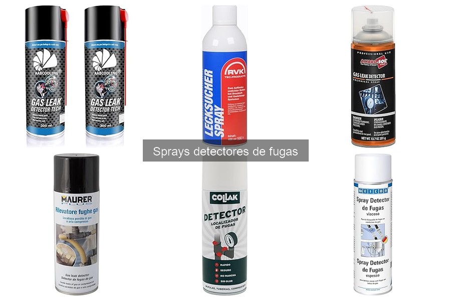 Tipos de Sprays Detectores de Fugas: Guía Completa
