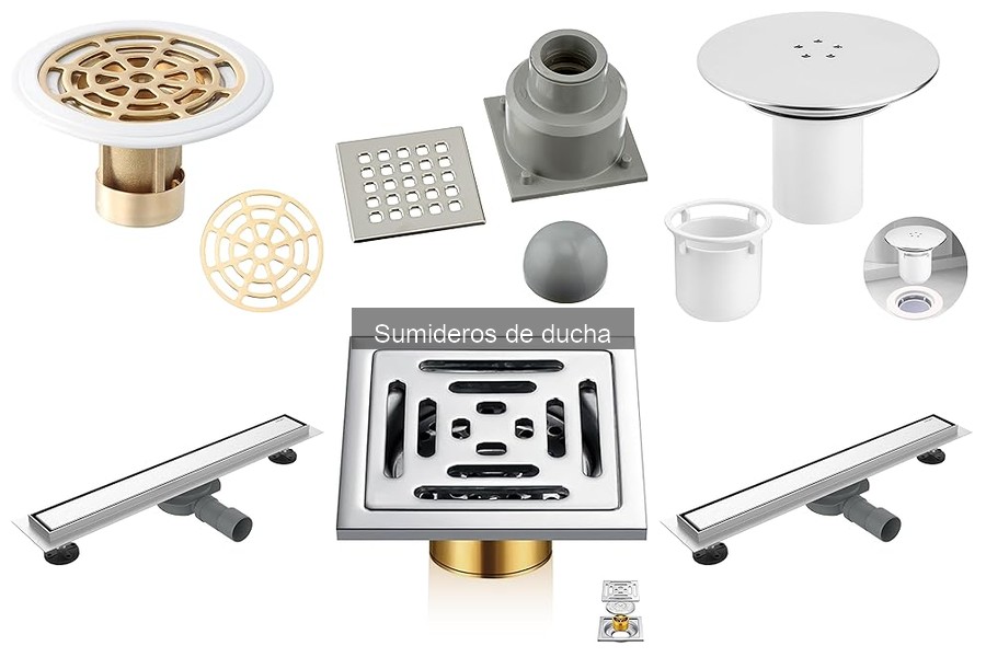 Tipos de sumideros de ducha: características y opciones