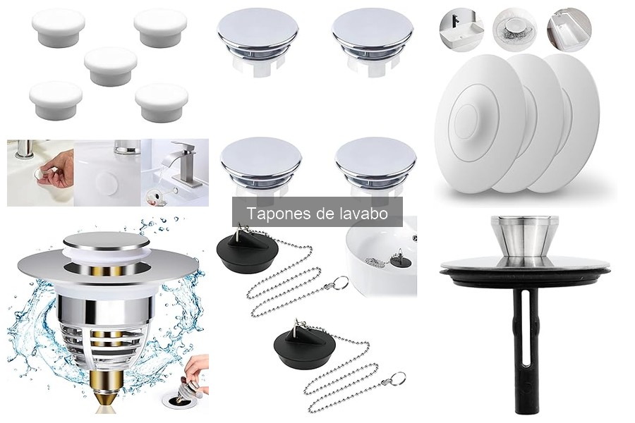 Tipos de tapones de lavabo: características y recomendaciones