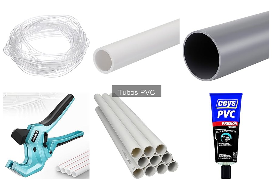 Tipos de tubos de PVC y sus aplicaciones en fontanería