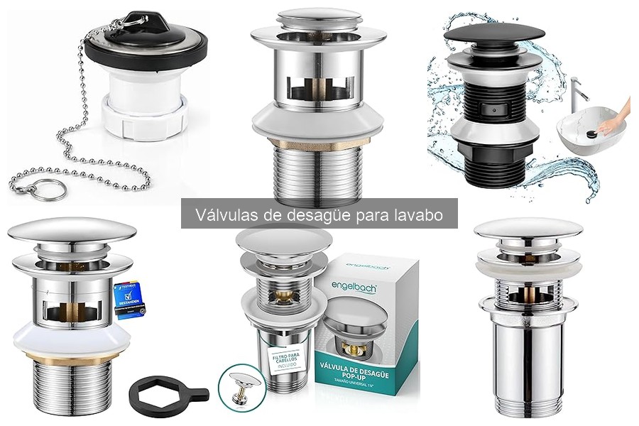 Tipos de Válvulas de Desagüe para Lavabo: Guía Completa