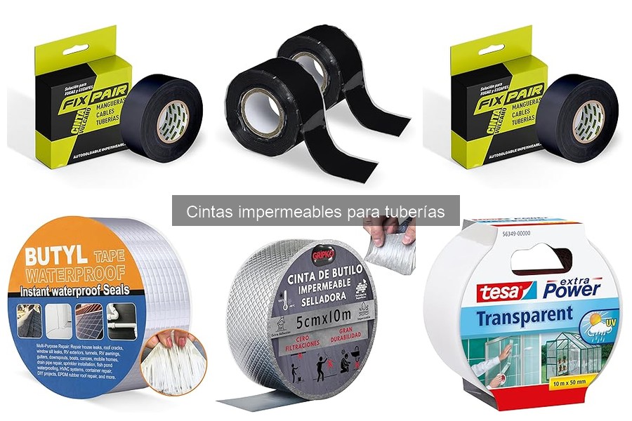 Todo sobre cintas impermeables para tuberías