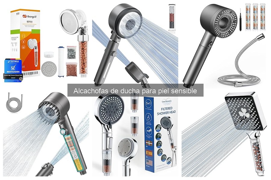Ventajas de alcachofas de ducha para piel sensible