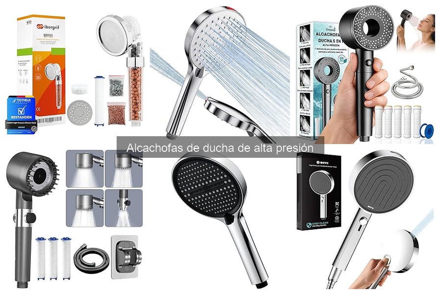 Ventajas de usar alcachofas de ducha de alta presión