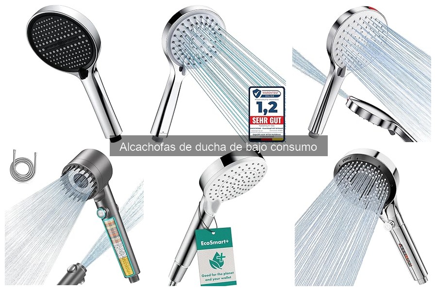 Ventajas y desventajas de alcachofas de ducha de bajo consumo