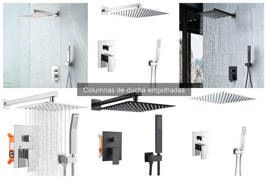 Ventajas y desventajas de columnas de ducha empotradas