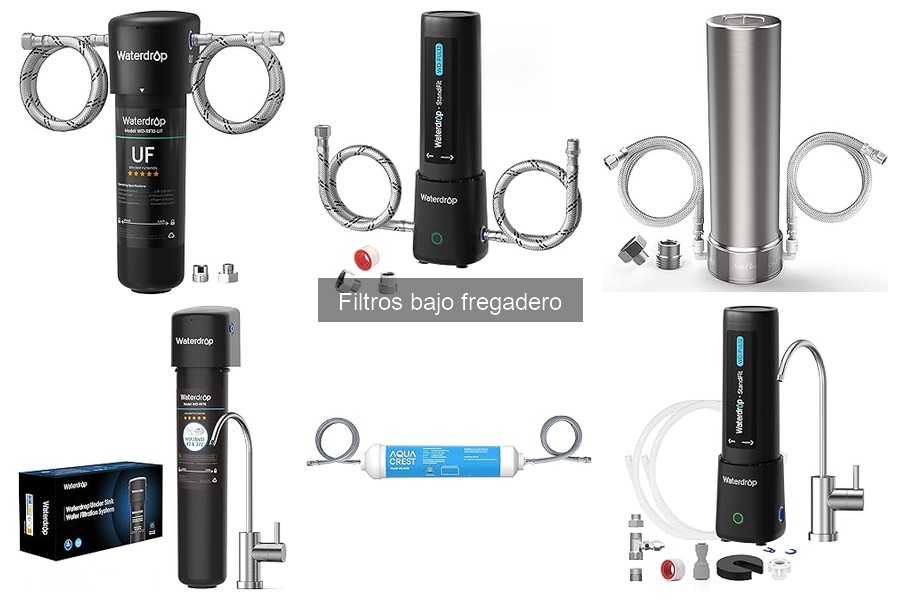 Ventajas y desventajas de filtros bajo fregadero