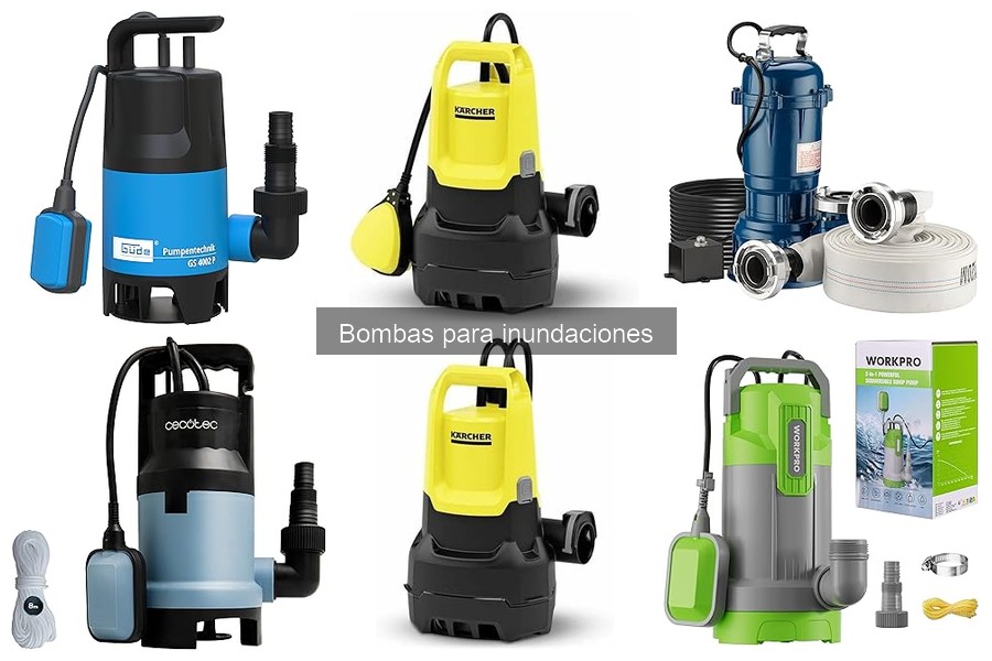 Ventajas y desventajas de las bombas para inundaciones
