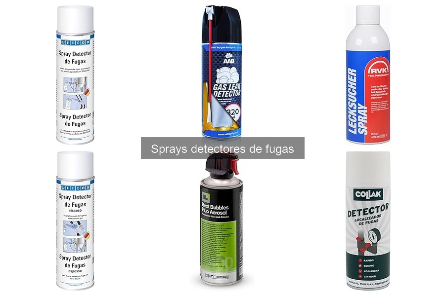 Ventajas y desventajas de los sprays detectores de fugas