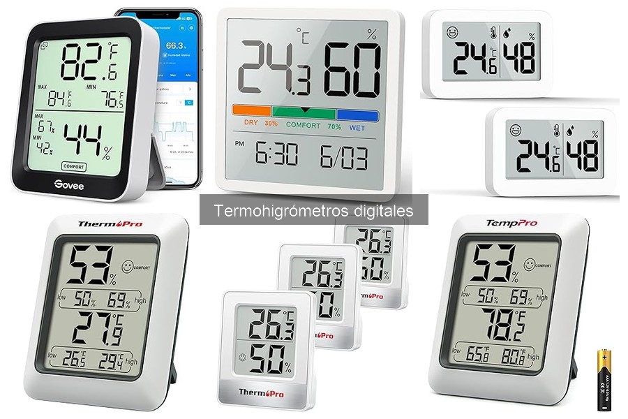 Ventajas y desventajas de los termohigrómetros digitales